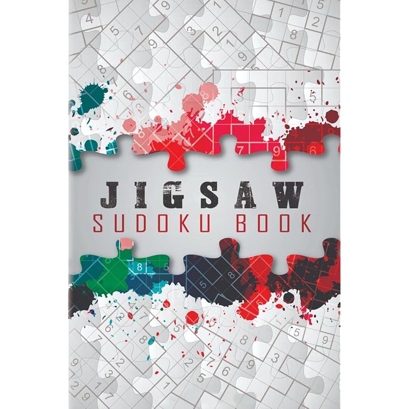 Jigsaw Sudoku Book : 200 Jigsaw Sudoku Puzzles, Irregularly Shaped Sudoku, Sudoku Books for Adults