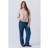 Свитер TeeShoppen Кошулка с воротником в ряд oversized