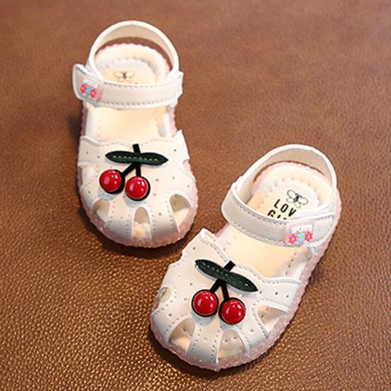 Summer Cartoon Anti Slip Breathable Comfortable Soft Sole Sandal Baby Girl Shoes