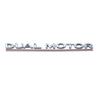 ABS Dual Motor Letters Rear Boot Tailgate Trunk Logo Emblem Badge Car Sticker Decal for Tesla Model 3 Model X Model S Y