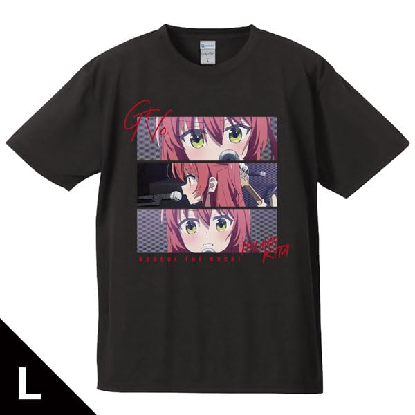 

[azumaker] Anime Bocchi the Rock! T-shirt, Ikuyo Kita, size L