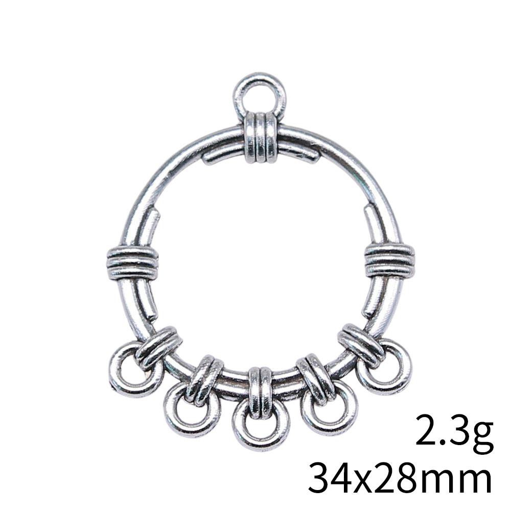 Graduation Accessories Women Round Multi-Hole Earring Connector Accessories Parts Clearance Sale Items Accessories For Girls