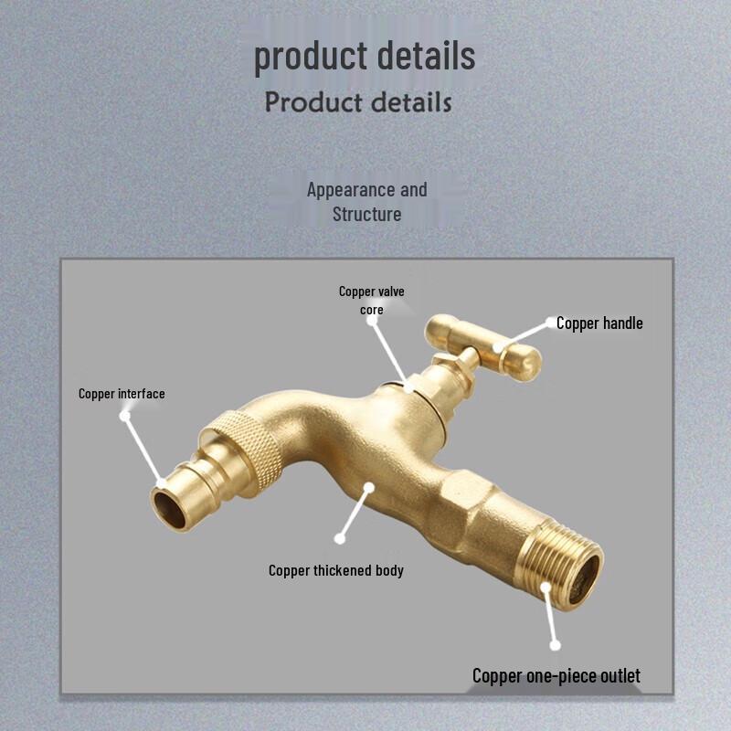 Brass Outdoor Car Wash Faucet