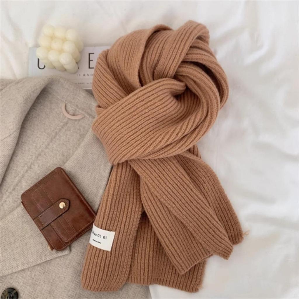 Knitted Scarf, Men's and Women's Styles, Thick Scarf, Woolen Scarf, Woolen Shawl