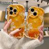 Phone Case: 2D Flat, Suitable for iPhone 18 17 16 15 14 13 12 Pro Protective Case, Phone Decoration, Cool Orange, Halloween and Christmas Gift