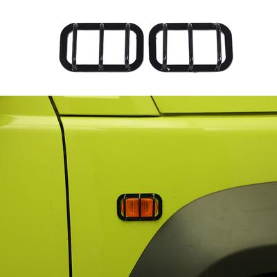 Fender Turn Signal Light Cover for Suzuki Jimny JB64 JB74 -2023 Anti-collision Lamp Guards Frame Car Exterior Accessories