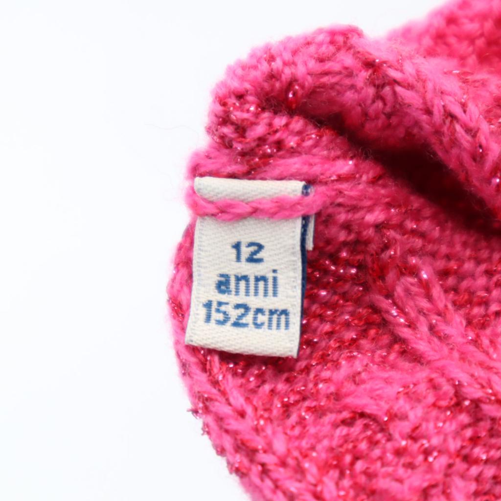 Moncler Hergestellt in Bulgarien Langärmeliges Strick-Einteiliges 12 rosa Kinder Gebraucht