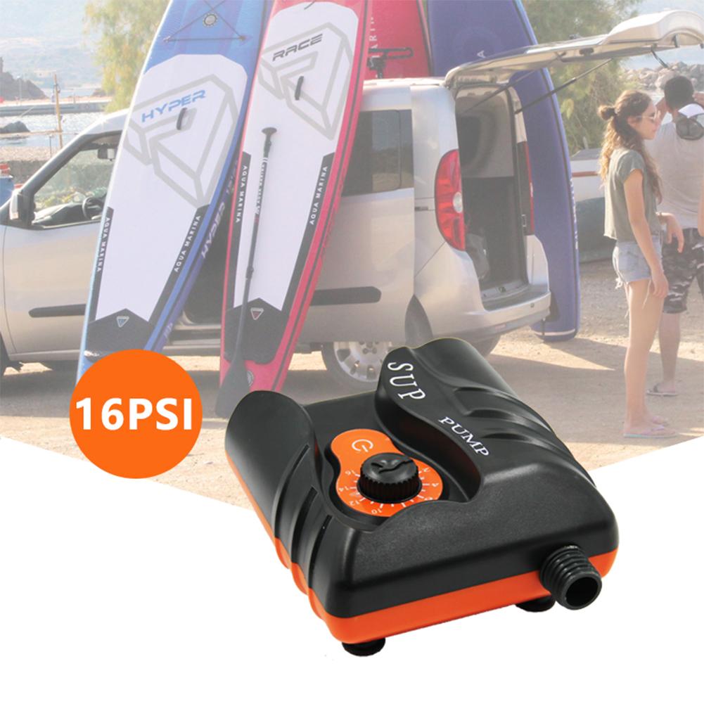 Portable Air  Pump 12V Electric Air Bump For Paddle Board With 6 Ports   16PSI  Air Pump Tool