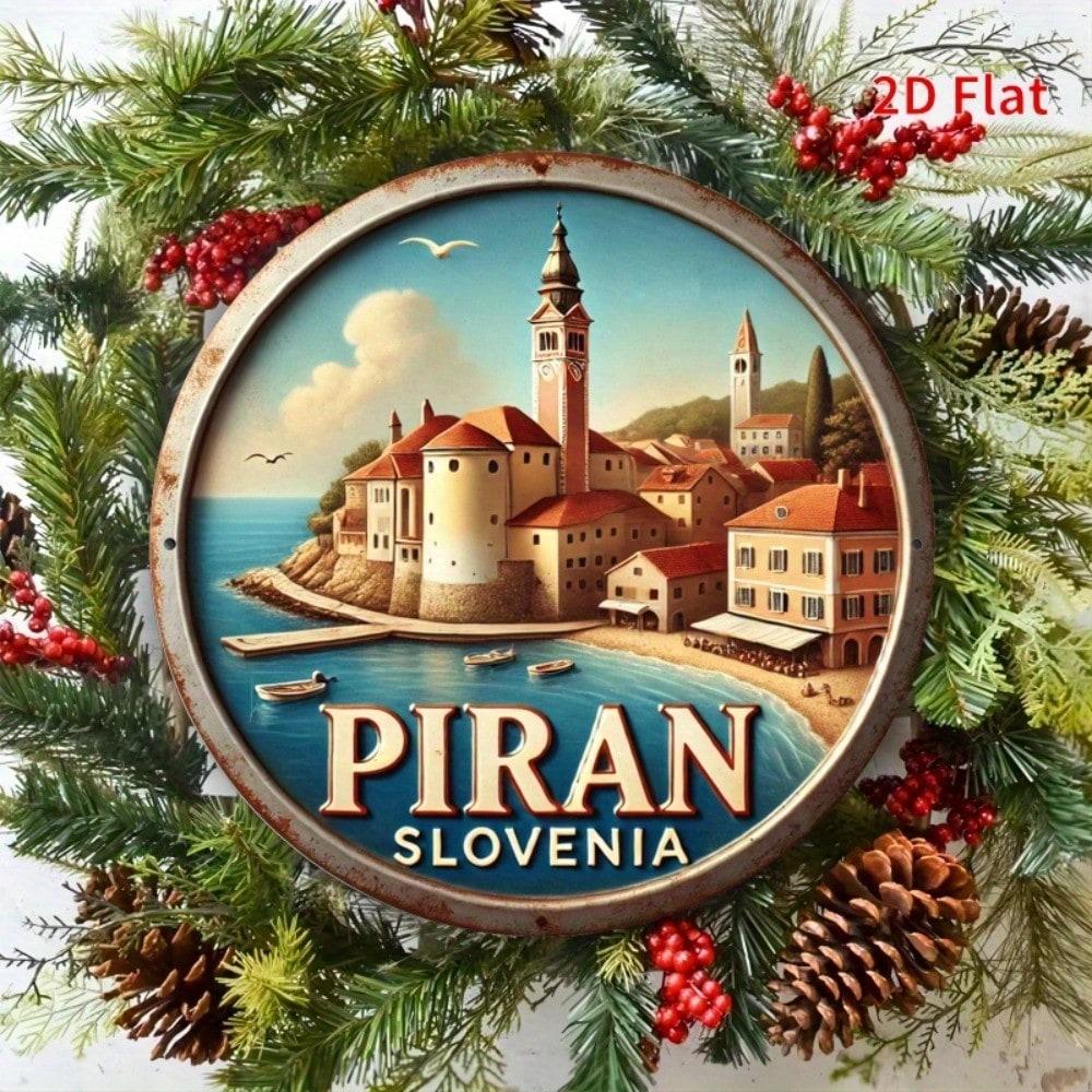 Flat 2D Metal Sign Hanging Decor For Home Wall Art