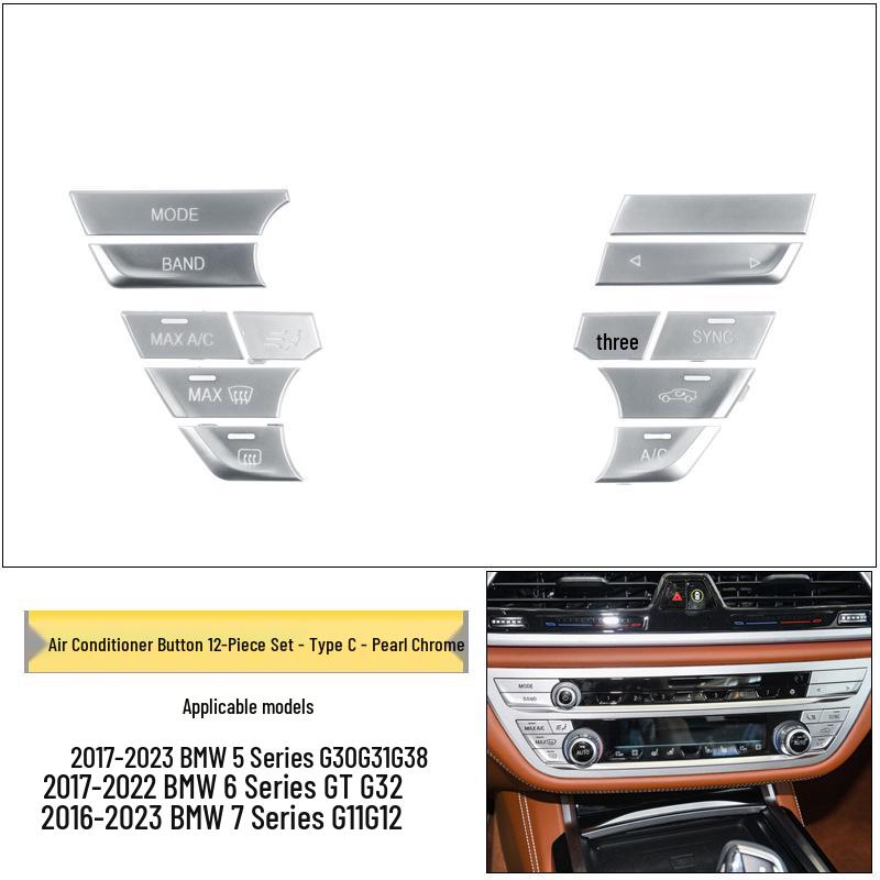 BMW 5 & 7 Series G30/G12 Air Conditioning & Fan Speed Adjustment Buttons for Center Console