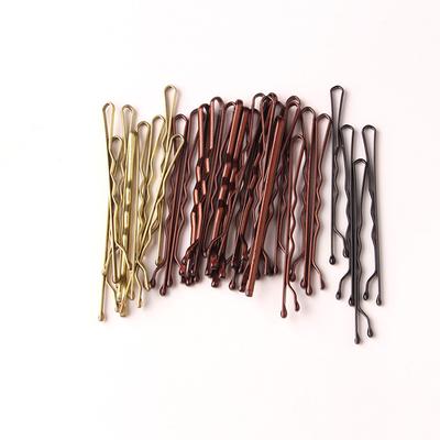 50Pcs/lot Wave Surface Hair Clip Lady Hair Clips Curly Wavy Grips Hairstyle Hairpins Women Bobby Pins Hair Accessories For Women
