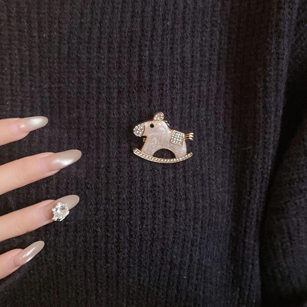 Neujahr Tierkreis Pony Anstecknadel Schmuckzubehör Tier Anstecknadeln Party Dekoration