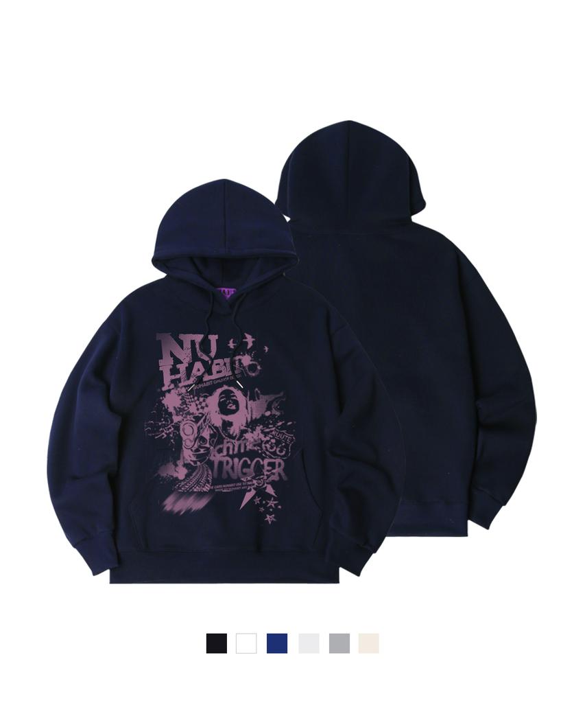N/H Gun Oversized Fleece Hoodie (Soh4-4Nh1261)