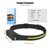 Rechargeable Headlight Motion Sensor 350 Lumen Hands Free LED Headlamp IP65 5 Modes Flashlight,Outdoor Running Cycling Fishing