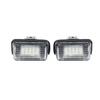 2PCS For Peugeot 206 207 307 308 407 5008 Partner Citroen C3 C4 C5 Xsara Picasso LED Number License Plate Lamp Light