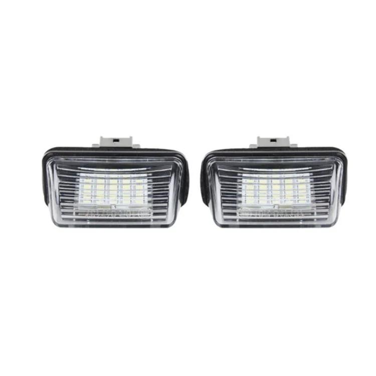 2PCS For Peugeot 206 207 307 308 407 5008 Partner Citroen C3 C4 C5 Xsara Picasso LED Number License Plate Lamp Light