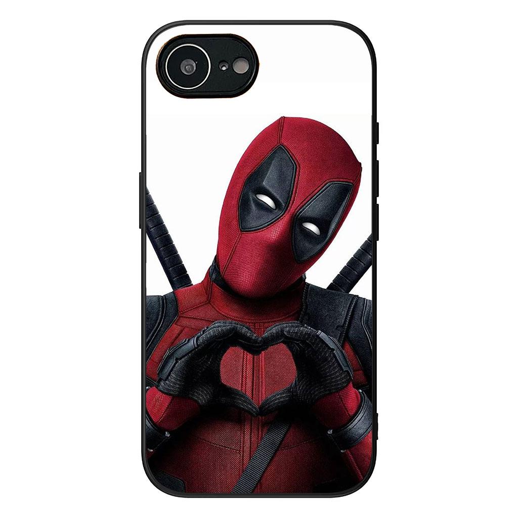 Marvel Deadpool Superhero Case for Samsung Galaxy A25 A37 A57 A12 A14 A31 A41 A50 A51 A70 A71 A72 A21S A04 M15 Note 20 9 8 10
