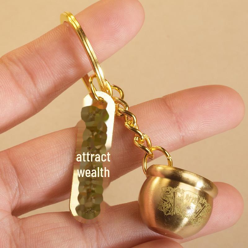 Nøkkelring, Lommebok, Baifu-krukke, Eple, Pixiu, Støvbrett, Buddha-amulett, Bilnøkkelanheng, Naturskjønt suvenir, Gatebod, Nattmarkedsartikkel.