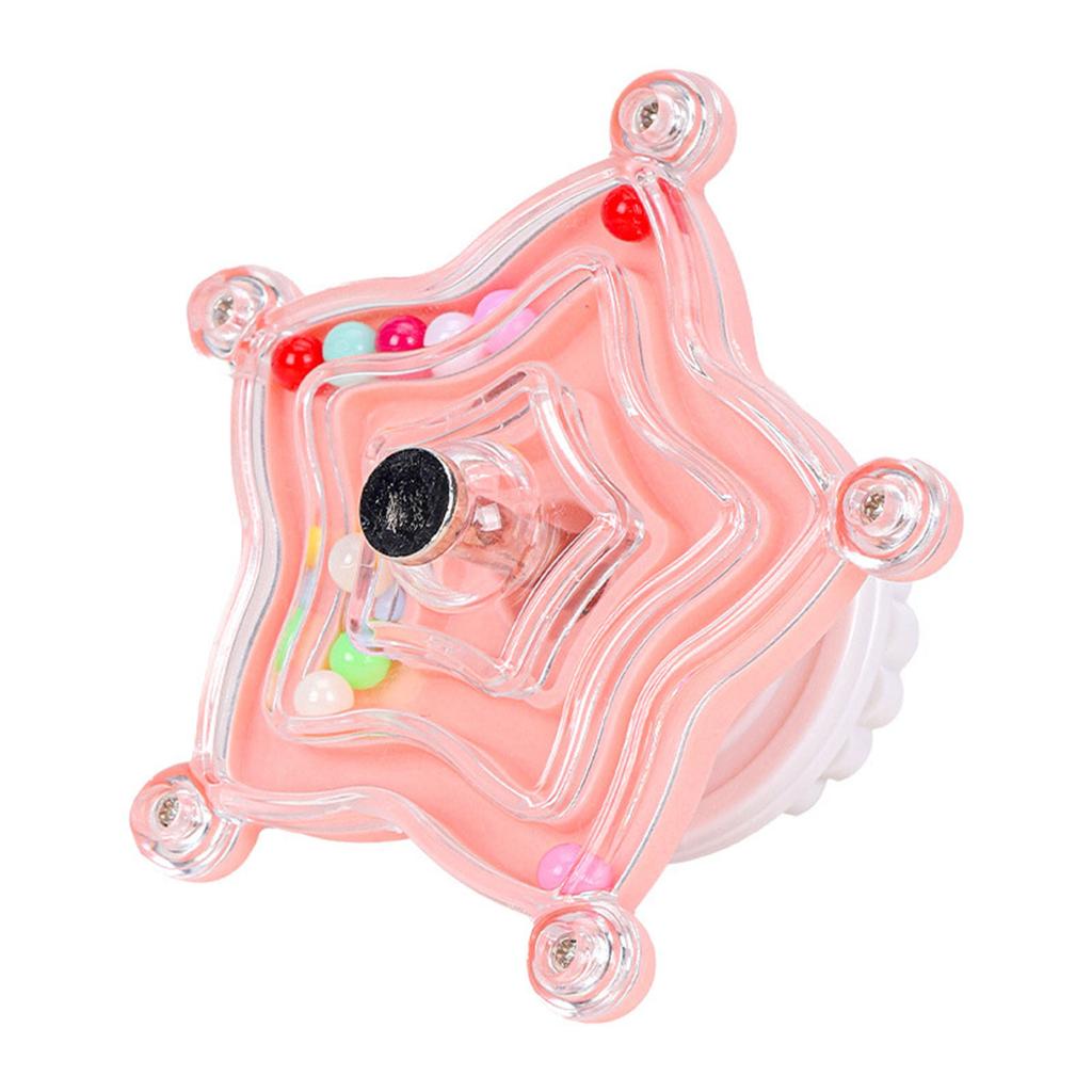 Interactive Spinning Wheel Colorful Parrot Toys For Small Birds Chewing Exercise Cage Accessories With Rotating Rattle