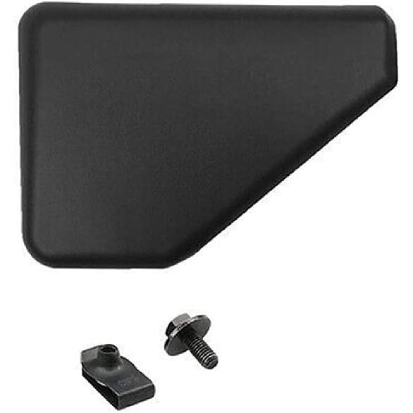 OE: FL34 16N453 BC5YZ9/FL3Z 16A455 BA/FL3Z16A455BA, Rear Running Board End Cap Driver Side, Compatible with Ford F 150 2015-2020, F-Series Super Duty