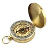 Compasses Deluxe Outdoor Compass Keychain For Hiking Camping Gold
