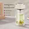 Xeno Double-Layer Glass Tea Cup