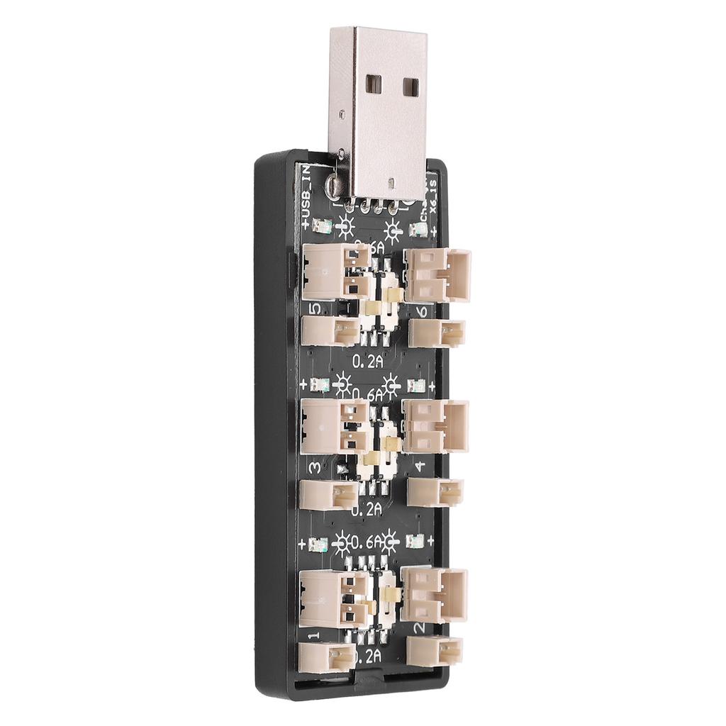 Lithium Battery Charging Board 6‑Channel USB to 3.7V High Voltage Components 4.20V