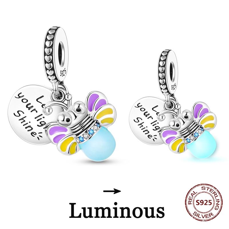 Butterfly Charm copper Authentic Pink Blue Zircon Fly Butterflies Safety Chain Clip Charm Bead Charms Compatible With Bracelets Do It Yourself Jewelle