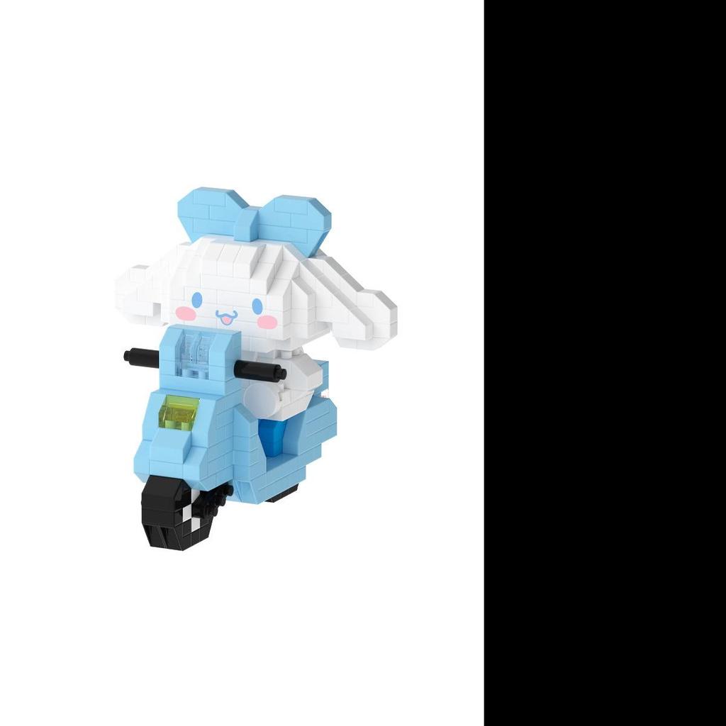 Miniature Building Blocks Bike Rides With Cute Characters