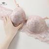 New Women Bras Sexy Lace Push Up French Style Lingerie Soft Deep V Top Breathable Thin Bralette Bras