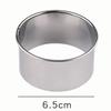 3Pcs/set Stainless Steel Round Dough Cutter Dumplings Molds Cookie Biscuit Cutters Circle Pastry Cutters Baking Circle Ring Mold