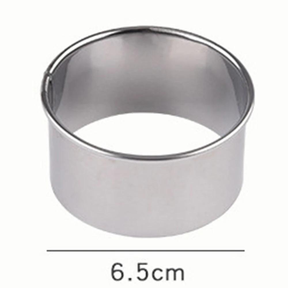 3Pcs/set Stainless Steel Round Dough Cutter Dumplings Molds Cookie Biscuit Cutters Circle Pastry Cutters Baking Circle Ring Mold