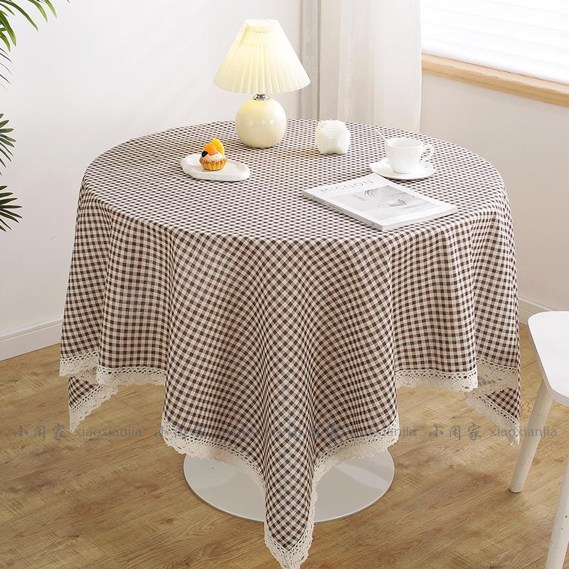 Cute Tablecloth for Round Tables, Fashinon Leaf Pattern Tablecloths, Fnacy Table Cover Cloth Decor for Kitchen Dining