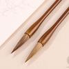 Elegant Quiet Wolf Hair Brush for Beginners: Chinese Painting & Calligraphy Practice, Large Character, Professional Grade Stationery.
