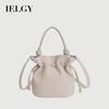 Portable Bucket Bag Fashionable All-Match Messenger Bag