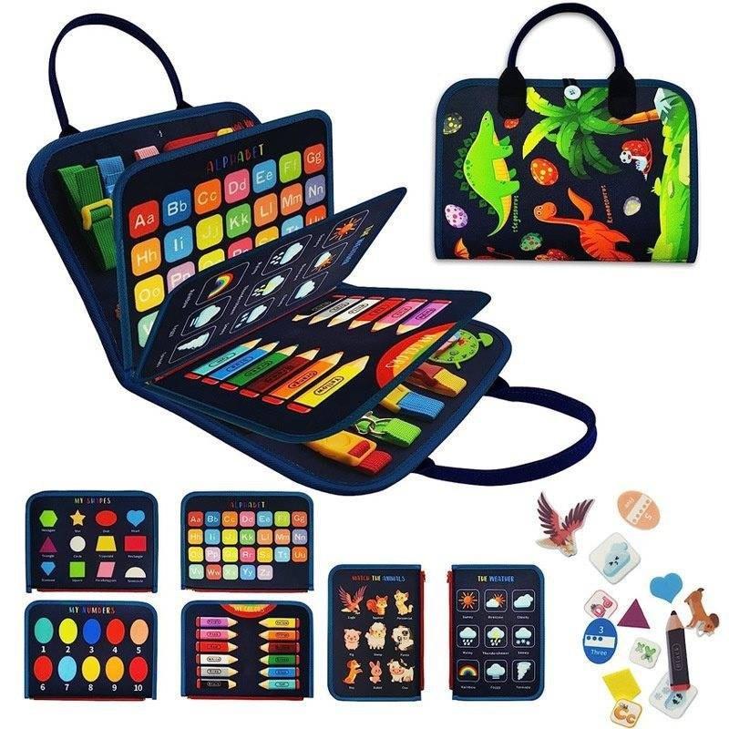 Busy Be Felt Board Children Educational Toy Learning Action Educational Gift