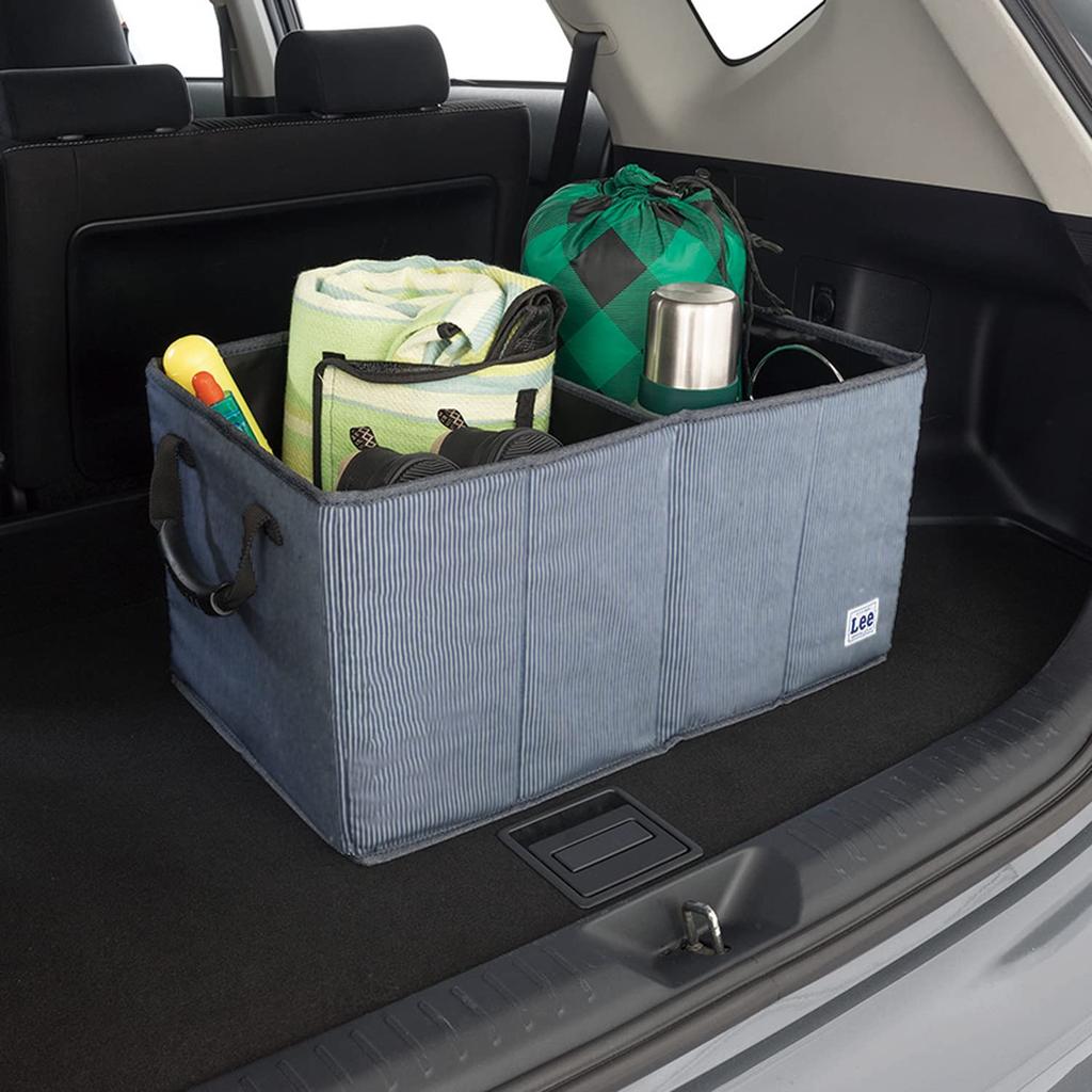 BONFORM Lee Hickory Storage Box, 33x58x30cm, Blue, 7414-46BL