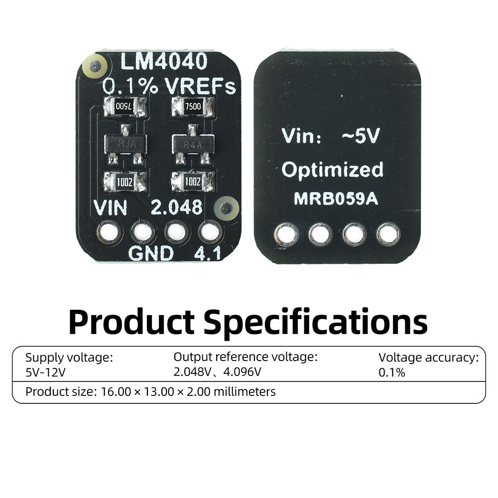 DC 3V To 12V LM4040 Reference Module 2.048V 4.096V Benchmark For Test Equipment Calibration Electronic Diy Project
