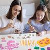 Tonohrringe Herstellungsset, Polymer Ton Ohrringschneider mit Ohrringringen und Haken DIY Schmuckherstellungsset für Frauen Geburtstag Weihnachten Geschenk, 24 Farben