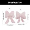 Elegant Car Pillows Plushes Bows Pillows Cushions Car Backrest Cushion for Neck Support in Bedroom Living Room Office