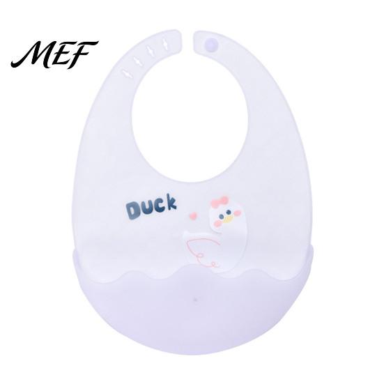 Food Grade Silicone Bibs Baby Bib with Catcher Pocket, Waterproof Lightweight Feeding Babies Bib, Foldable Adjustable for Infant Toddler Cartoon Print