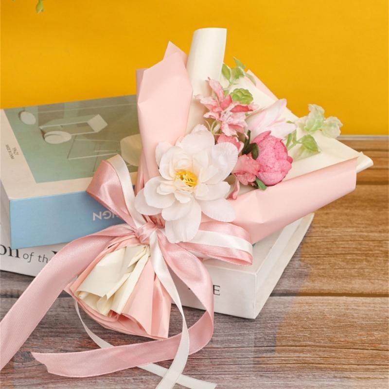 Essential Artificial Bouquet Vintage Wedding Bridesmaid Holding Flower