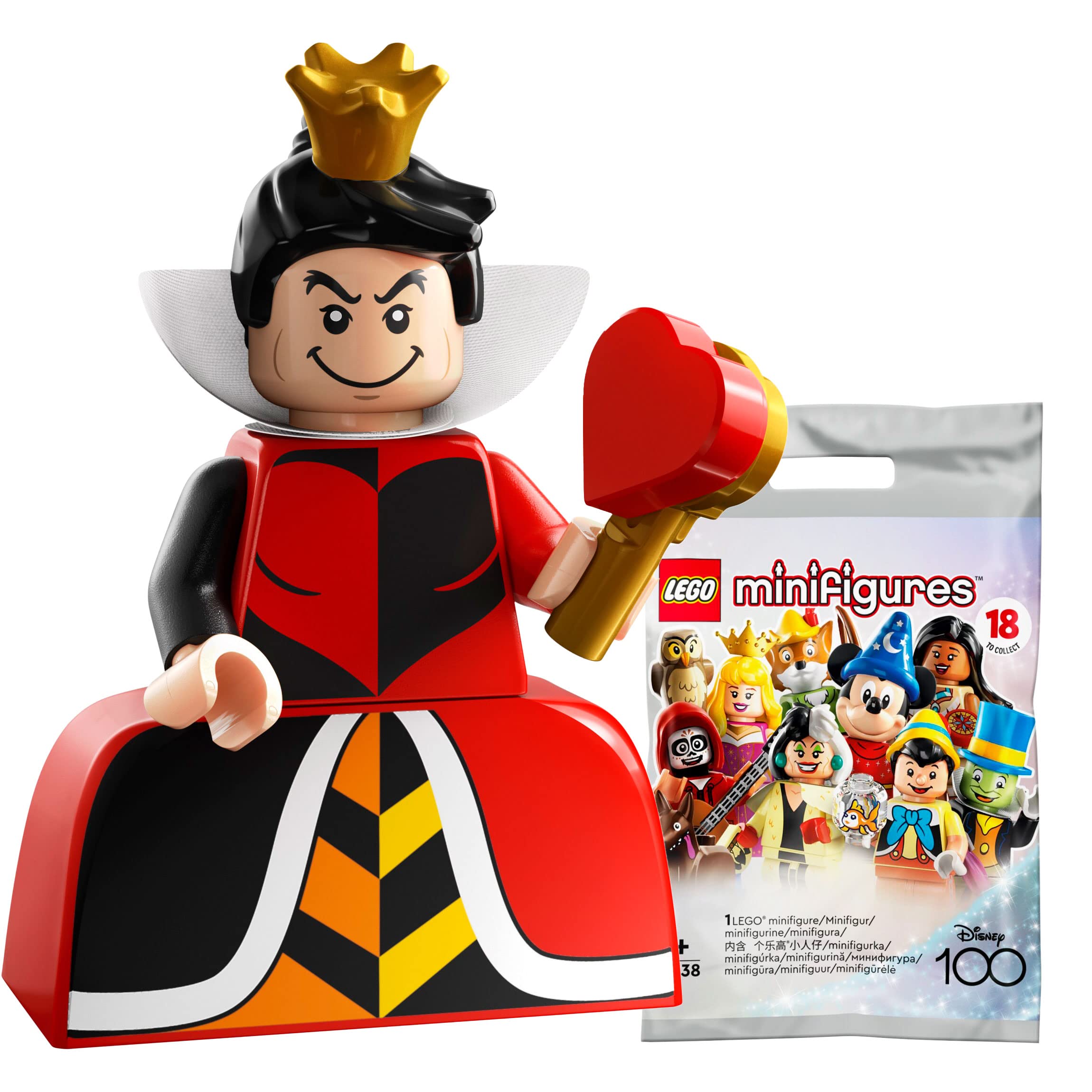 

LEGO Disney 100 Queen of Hearts Minifigure | Queen of Hearts [71038-7]