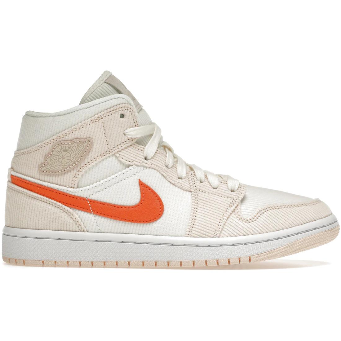 

Кроссовки Jordan 1 Mid SE Вельвет Парусный(DA8009-108) 36.5