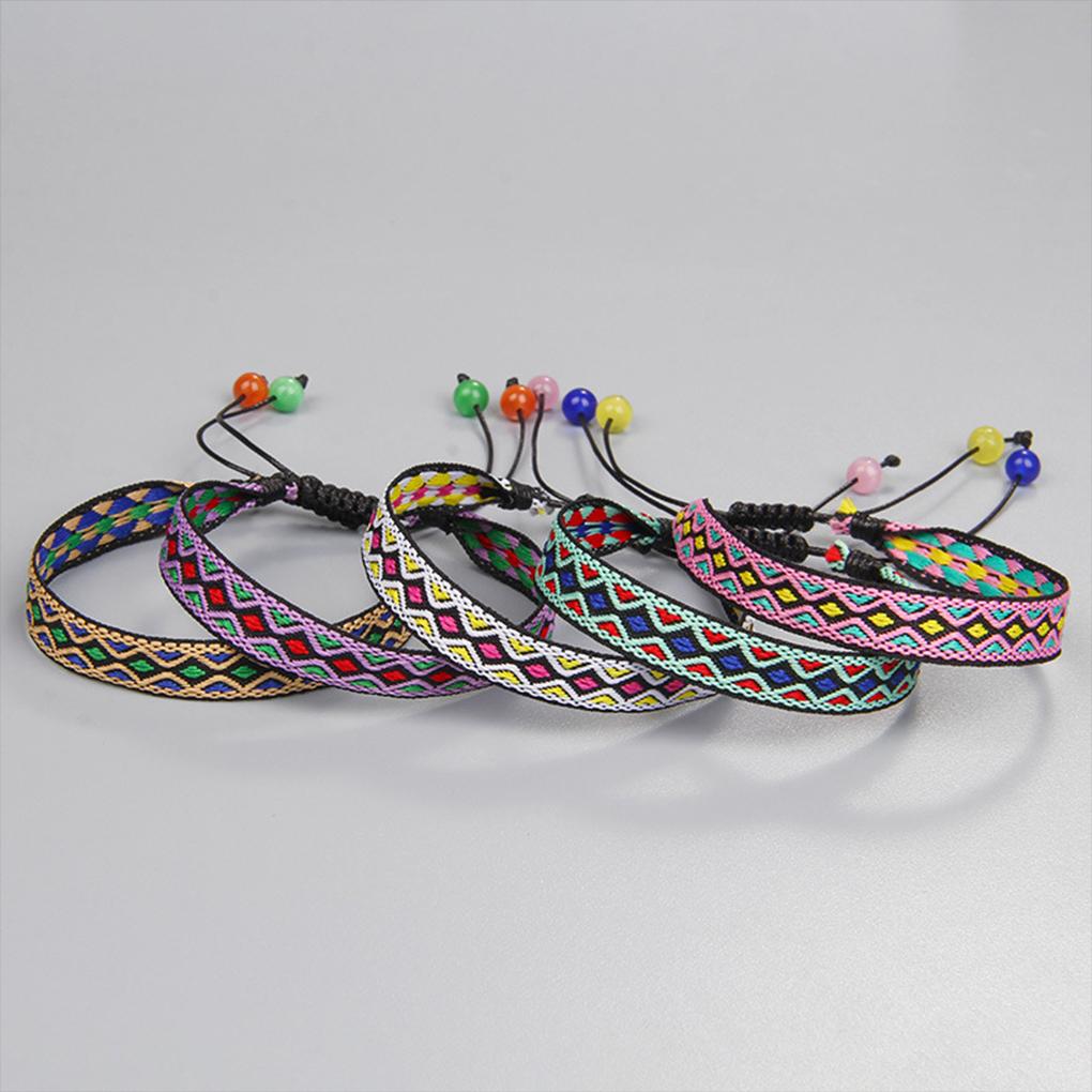 Wide Application And Wear-Resistant Bohemia Bracelet Cotton Made Non-Toxic Bracelet For Women