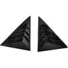 DYXN Car Rear Side Window Louvers Splitter Trim Rear Triangle Louver Window Sunshade Side Window Compatible for Camry 7Th 2012-2017