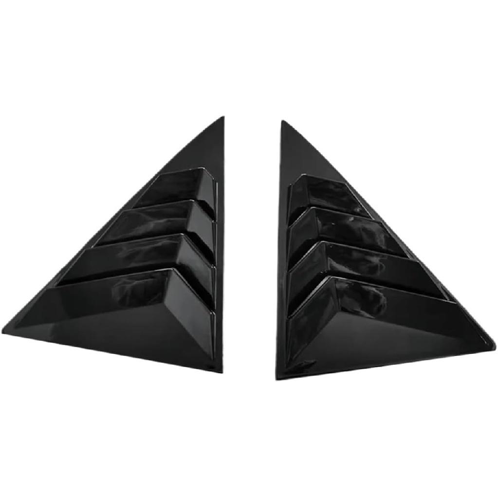 DYXN Car Rear Side Window Louvers Splitter Trim Rear Triangle Louver Window Sunshade Side Window Compatible for Camry 7Th 2012-2017