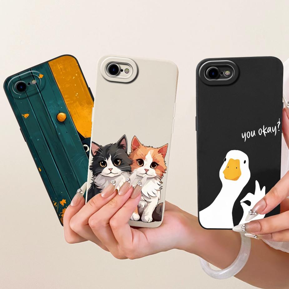 For Apple iPhone 7 Plus iPhone8 Luxury Painted New Cartoon Cover Soft TPU Phone Case For iPhone7 iPhone 8 Plus Back Cover Fundas