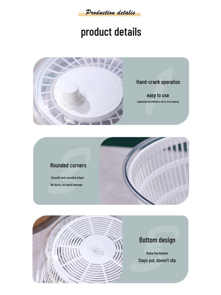 Vegetable and Fruit Dehydrator & Spinner with Wash Basin