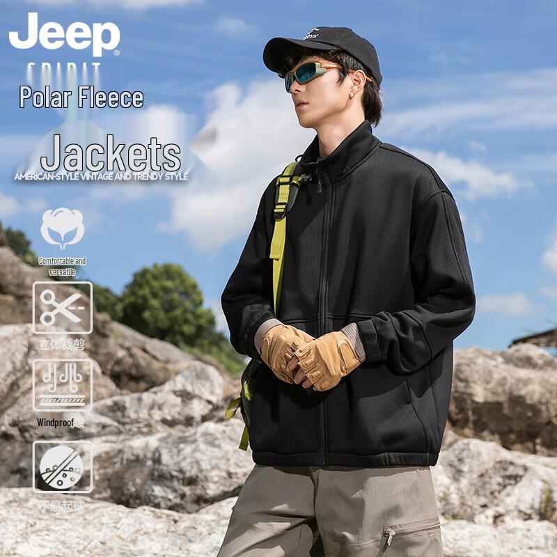 JEEP Men s Outdoor Fleece Jacket XL